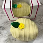 Pecan Turtle Egg (White Chocolate)
